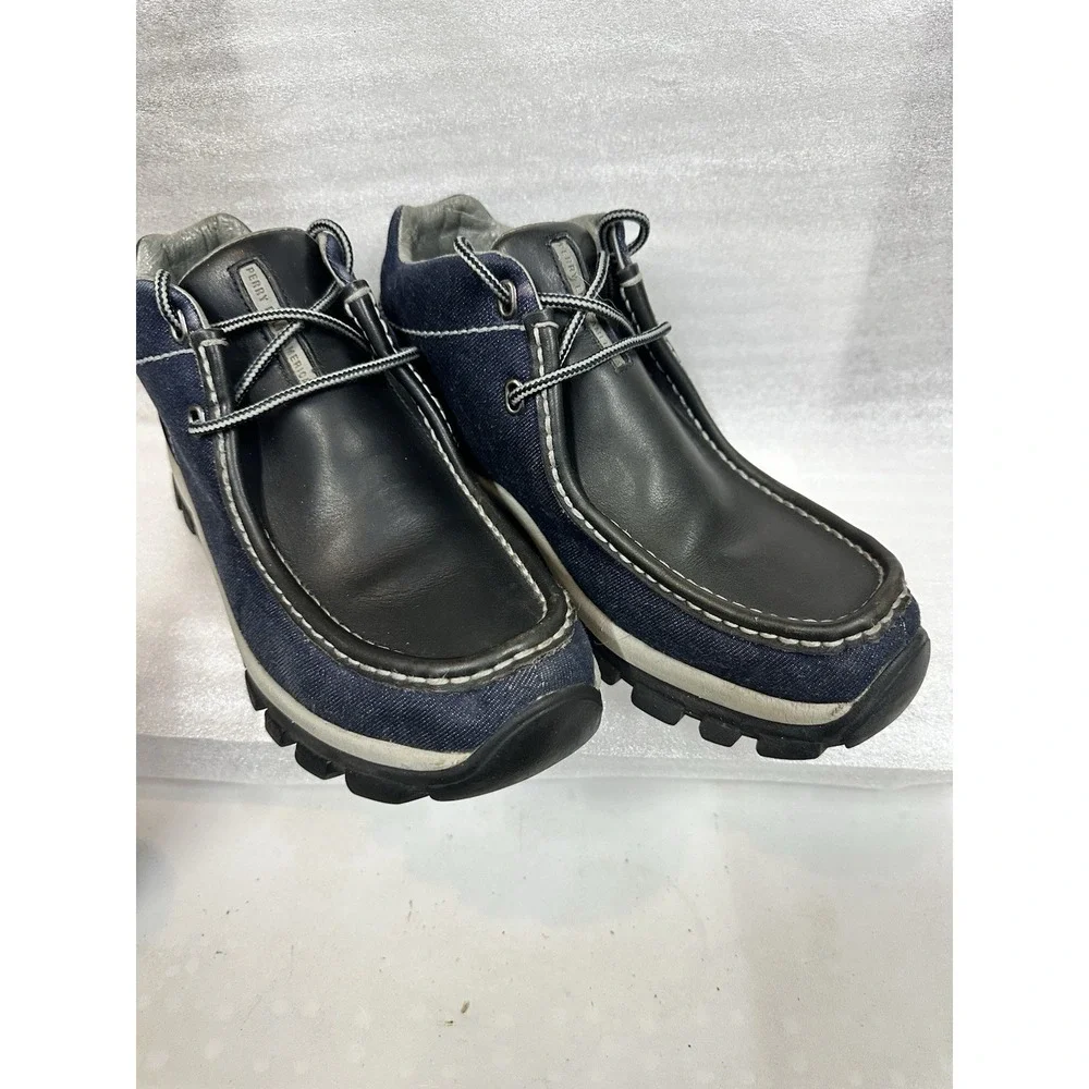 Perry Ellis Unisex Navy And Black Men's 8‎ Women's 9.5 Style 159527A
